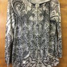 Live And Let Live Zip Up Hoodie Lightweight Womens Size 1X