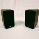 Radio Shack Optimus Vintage Bookcase Speakers Lot of 2 STS 50 CAT No 40-230
