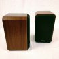 Radio Shack Optimus Vintage Bookcase Speakers Lot of 2 STS 50 CAT No 40-230