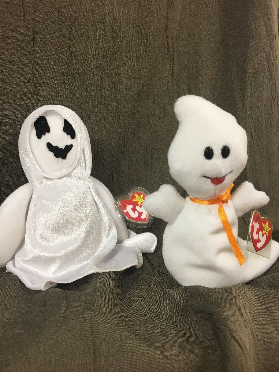 Ty Beanie Baby Ghosts Sheets And Spooky With Tags Halloween