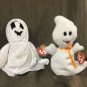 Ty Beanie Baby Ghosts Sheets And Spooky With Tags Halloween