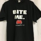 Joes Crab Shack Bite Me T-shirt Sacramento California Crab Adult Size Large