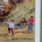 Inge Claussen Print Quebec, La Haute Ville Signed Framed. VERY NICE