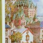 Inge Claussen Print Quebec, La Haute Ville Signed Framed. VERY NICE