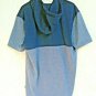 Foundry Quick Dri 1/4 Zip Navy Blue Short Sleeved Hoodie Mens Size XLT Polyester