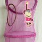 Hanging Organizer 4 Tier Mesh Closet Bedroom Organizer Monkey Pink Girls Teens