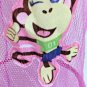 Hanging Organizer 4 Tier Mesh Closet Bedroom Organizer Monkey Pink Girls Teens