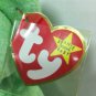 Ty Beanie Baby Kicks Soccer Bear Green 1998