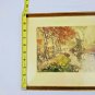 Genuine Original French Etching By Philippe "Autumn" Signed Imported From Paris
