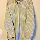 Hunt Club Mens Button Up Shirt 16 1/2 34/35 Striped