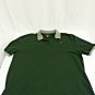 Burmuda Greens Black W/Grey Trim Men's Golf Shirt Size XXL Cotton Blend