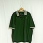 Burmuda Greens Black W/Grey Trim Men's Golf Shirt Size XXL Cotton Blend