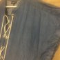Spiaggia Dolce Dress Blue Lace Up Womens Size Medium