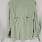 Columbia GRT Button Up Vented Fishing Sport Shirt Mens XL Gray Long Sleeve
