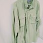 Columbia GRT Button Up Vented Fishing Sport Shirt Mens XL Gray Long Sleeve