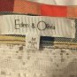Eden And Olivia Top Sleeveless Lace Back Button Up Plaid Womens M Tank