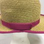 Sun And Sand Hat Church Sun Beach Hat Pink Edge Flat Back Cute