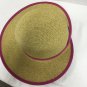 Sun And Sand Hat Church Sun Beach Hat Pink Edge Flat Back Cute