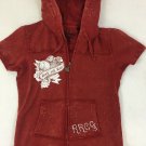 Rock And Roll Cowgirl Hooded Sweatshirt Short Sleeve Womens S-M
