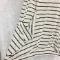Allen B Tunic Tank Top Oatmeal/black Stripe Womens Size Large