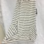 Allen B Tunic Tank Top Oatmeal/black Stripe Womens Size Large