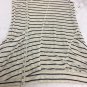 Allen B Tunic Tank Top Oatmeal/black Stripe Womens Size Large
