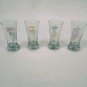 Betty Boop 4" Tall Taperd Shot Glasses Set Of 4 Excellent Condition