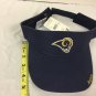 Los Angeles Rams Visor Game Day NFL LA Rams Blue One Size Adjustable Strap