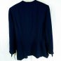 TAHARI by Arthur S Levine Navy/White Polyester/Spandex Blazer Womens Size 14 NWT