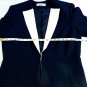TAHARI by Arthur S Levine Navy/White Polyester/Spandex Blazer Womens Size 14 NWT