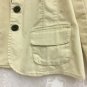 Odds And Evens Jacket Light Yellow Patchwork Flower Womens Large