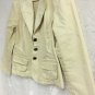 Odds And Evens Jacket Light Yellow Patchwork Flower Womens Large
