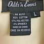 Odds And Evens Jacket Light Yellow Patchwork Flower Womens Large