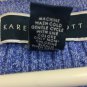 Karen Scott Sweater Womens Size Small 3/4 Sleeve Zipper Textured Cotton