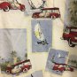 Harbor Bay Button Up Mens 4X Tall Woody Wagon Sailboat Cotton