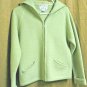 WondraWool by Knitting Needles 100% Wool Women's Green Hooded Sweater size S