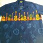 Winnie Fashion Made In Hawaii Blue Cotton Casual Button Down Mens Shirt Size XXL