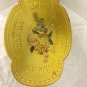 Los Angeles Potteries #51 Biscuits Rolls Serving Bowl Dish Scalloped Yellow