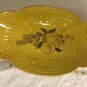 Los Angeles Potteries #51 Biscuits Rolls Serving Bowl Dish Scalloped Yellow