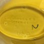 Los Angeles Potteries #51 Biscuits Rolls Serving Bowl Dish Scalloped Yellow