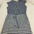 Julia Girls Dress Size L-XL Youth Striped Letter A Pullover