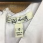 Corey P Dress White Lined Sleeveless Womens Size 8 Tie Back