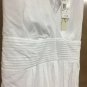 Corey P Dress White Lined Sleeveless Womens Size 8 Tie Back
