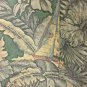 Woolrich Button Up Shirt Ships Palm Leaves Mens XL Rugged Outdoorwear Green Tan
