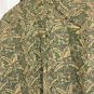 Woolrich Button Up Shirt Ships Palm Leaves Mens XL Rugged Outdoorwear Green Tan