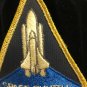 Space Shuttle Hat Blue Velour Olympian Headwear Adjustable One Size