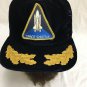 Space Shuttle Hat Blue Velour Olympian Headwear Adjustable One Size