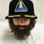 Space Shuttle Hat Blue Velour Olympian Headwear Adjustable One Size