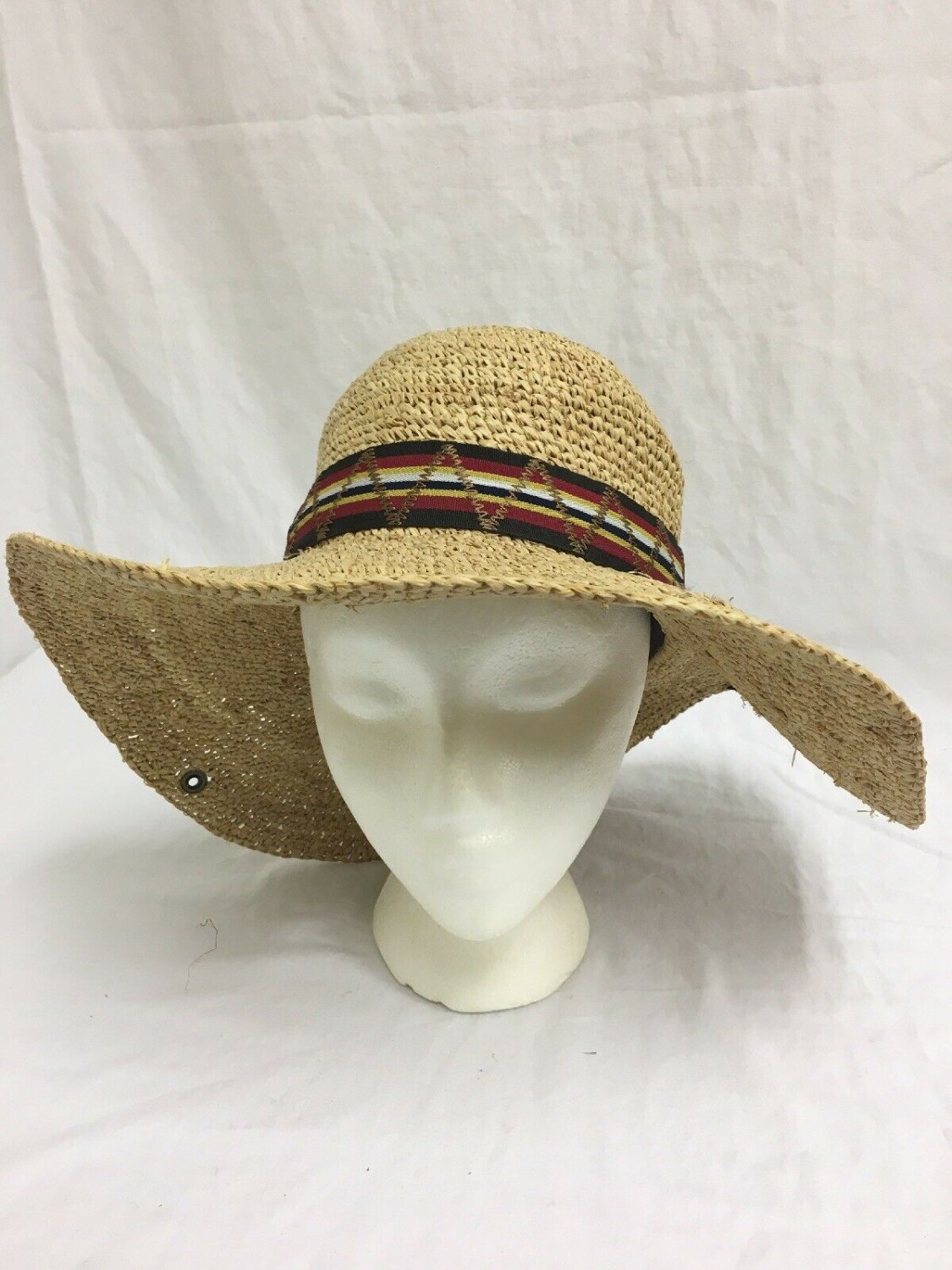 Peter Grimm Hat Natural Fiber Floppy Sun Hat One Size