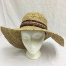 Peter Grimm Hat Natural Fiber Floppy Sun Hat One Size
